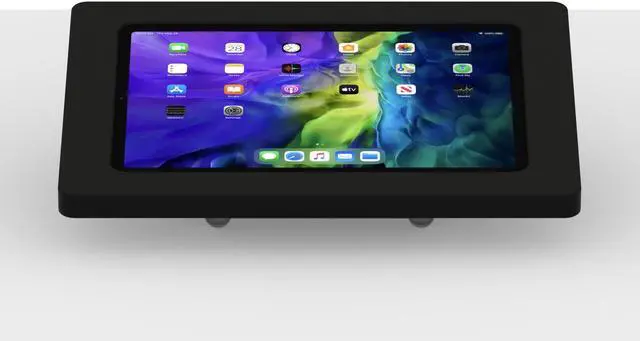 Alt view image 2 of 7 - VidaMount Black Exposed Rear Camera Enclosure and Fixed Tilted 15° Desk / Surface Mount [Bundle] compatible with iPad Pro 11" (1st/2nd/3rd/4th Gen) & Air 10.9" (4th/5th Gen)