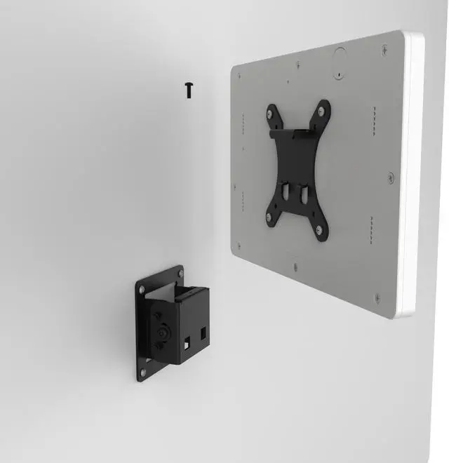 Alt view image 5 of 7 - VidaMount White Enclosure and Tilting VESA Slim Wall Mount [Bundle] compatible with Samsung Galaxy Tab A7 10.4