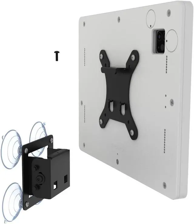 Alt view image 5 of 7 - VidaMount Light Grey Exposed Rear Camera Enclosure and Tilting Removable Glass Mount [Bundle] compatible with iPad Pro 11" (1st/2nd/3rd/4th Gen) & Air 10.9" (4th/5th Gen)