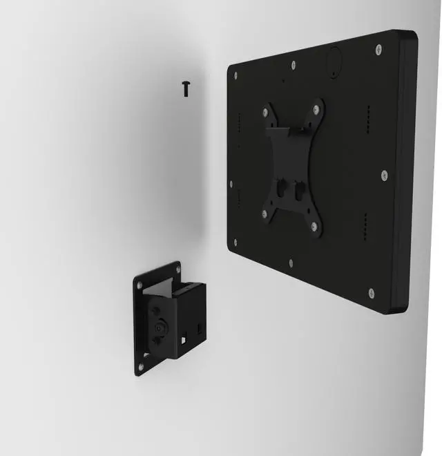 Alt view image 5 of 7 - VidaMount Black Enclosure and Tilting VESA Slim Wall Mount [Bundle] compatible with Samsung Galaxy Tab A7 10.4