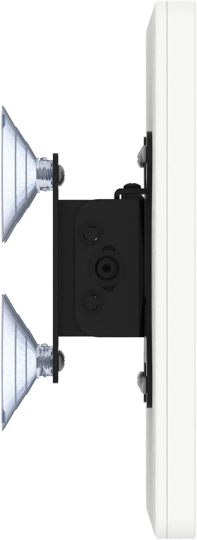Alt view image 4 of 7 - VidaMount White Exposed Rear Camera Enclosure and Tilting Removable Glass Mount [Bundle] compatible with iPad 10.2" (7th & 8th Gen)