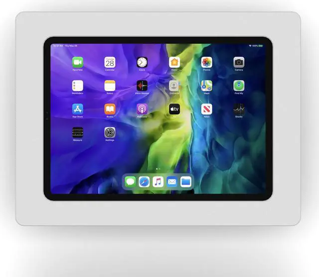 Alt view image 3 of 7 - VidaMount Light Grey Exposed Rear Camera Enclosure and Tilting Removable Glass Mount [Bundle] compatible with iPad Pro 11" (1st/2nd/3rd/4th Gen) & Air 10.9" (4th/5th Gen)