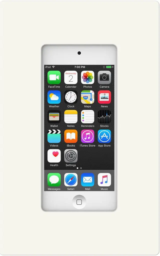 Alt view image 3 of 7 - VidaMount On-Wall Compatible with iPod (5th, 6th & 7th Gen) Mount - White