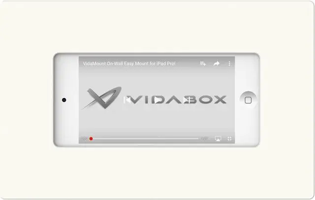 Alt view image 2 of 7 - VidaMount On-Wall Compatible with iPod (5th, 6th & 7th Gen) Mount - White