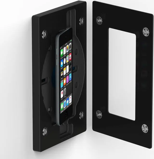 Alt view image 7 of 7 - VidaMount On-Wall Compatible with iPod (5th, 6th & 7th Gen) Mount - Black