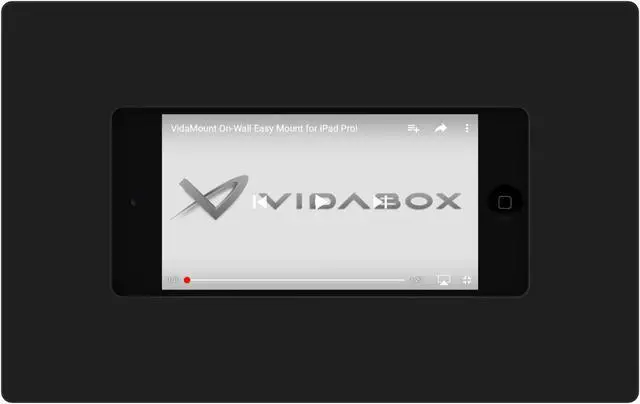 Alt view image 2 of 7 - VidaMount On-Wall Compatible with iPod (5th, 6th & 7th Gen) Mount - Black
