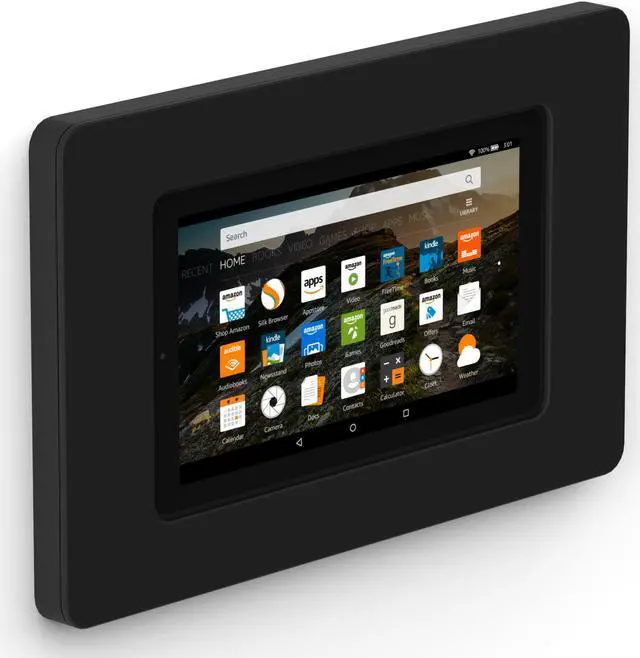 Main image of VidaMount On-Wall Tablet Mount - Amazon Fire 7" 7th / 9th Gen - Black (2017-19)