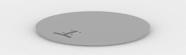 Alt view image 4 of 7 - Round Base for Fixed or Flexible Surface VESA Mount - Light Grey