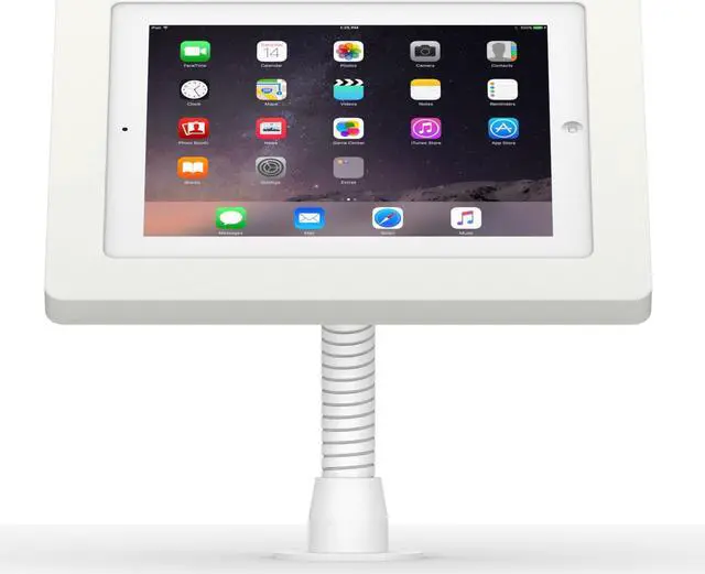 Alt view image 2 of 7 - VidaMount White Enclosure and Flexible Desk/Wall Surface Mount [Bundle] compatible with iPad 2/3/4