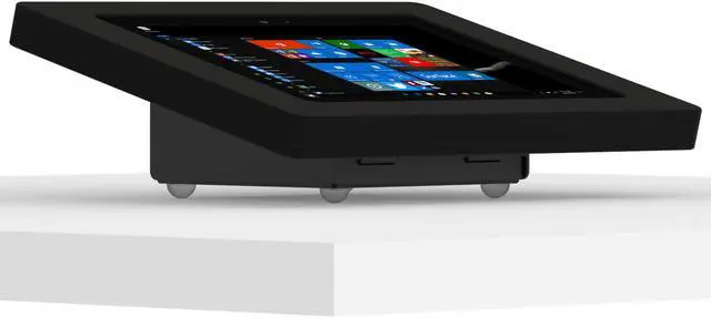 Main image of VidaMount Black Enclosure and Fixed Tilted 15° Desk / Surface Mount [Bundle] compatible with Surface Go, Go 2, Go 3 & Go 4