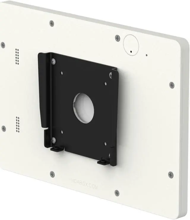 Alt view image 6 of 7 - VidaMount White Enclosure and Fixed Removable Glass Mount [Bundle] compatible with Samsung Galaxy Tab A 9.7