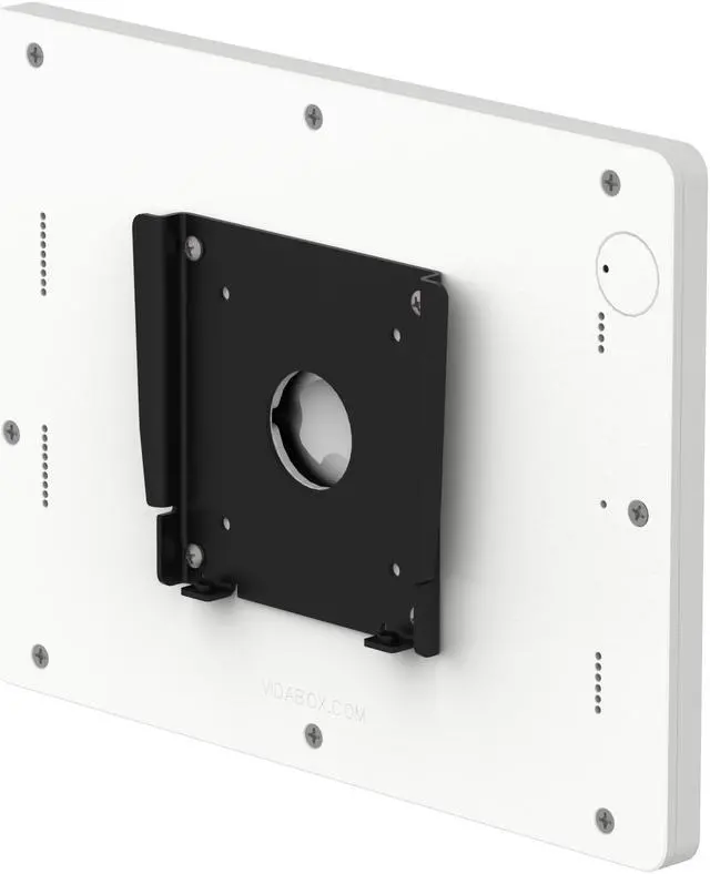 Alt view image 6 of 7 - VidaMount White Home Button Covered Enclosure and Fixed Permanent Glass Mount [Bundle] compatible with iPad Pro 10.5" & Air 3rd Gen