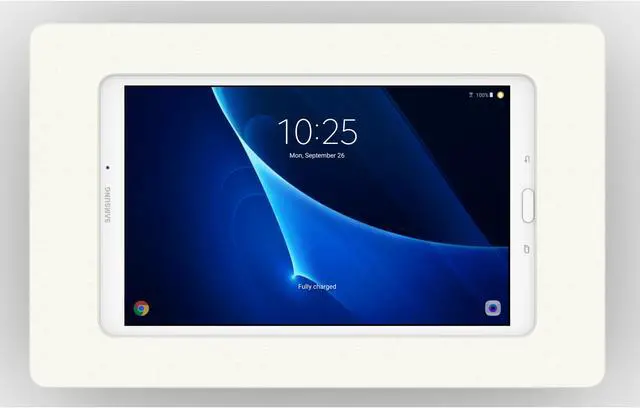 Alt view image 2 of 7 - VidaMount White Enclosure and Tilting VESA Slim Wall Mount [Bundle] compatible with Samsung Galaxy Tab A 10.1 (2016)