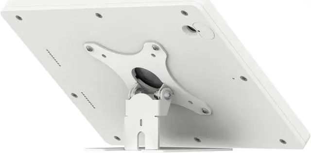 Alt view image 6 of 7 - VidaMount White Exposed Rear Camera Enclosure and Adjustable Tilt and Swivel Desk / Table Mount [Bundle] compatible with iPad 10.2" (7th, 8th & 9th Gen)
