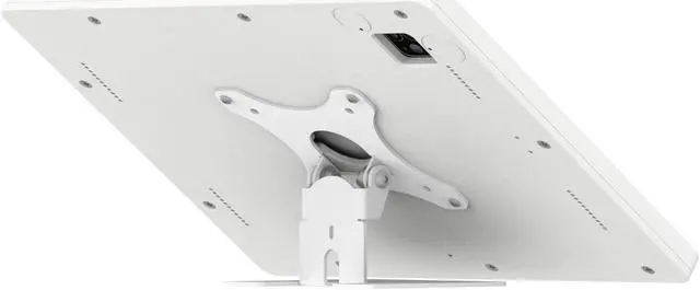 Alt view image 6 of 7 - VidaMount White Exposed Rear Camera Enclosure and Adjustable Tilt and Swivel Desk / Table Mount [Bundle] compatible with iPad Pro 12.9" (4th/5th/6th Gen)