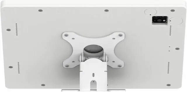 Alt view image 7 of 7 - VidaMount White Exposed Rear Camera Enclosure and Adjustable Tilt and Swivel Desk / Table Mount [Bundle] compatible with iPad Pro 12.9" (4th/5th/6th Gen)