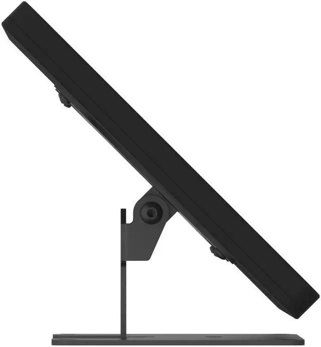 Alt view image 3 of 7 - VidaMount Black Covered Home Button Enclosure and Adjustable Tilt and Swivel Desk / Table Mount [Bundle] compatible with iPad Mini 1/2/3