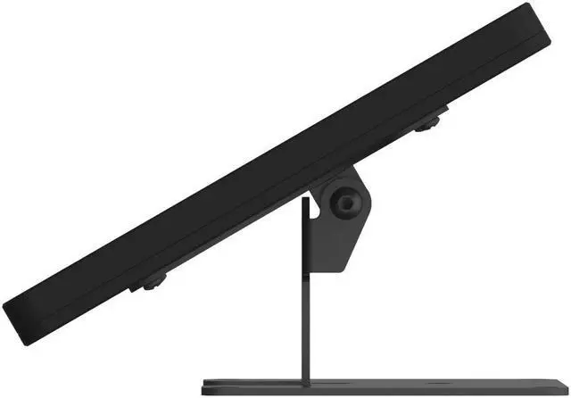 Alt view image 5 of 7 - VidaMount Black Covered Home Button Enclosure and Adjustable Tilt and Swivel Desk / Table Mount [Bundle] compatible with iPad Mini 1/2/3