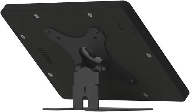 Alt view image 6 of 7 - VidaMount Black Covered Home Button Enclosure and Adjustable Tilt and Swivel Desk / Table Mount [Bundle] compatible with iPad Mini 1/2/3
