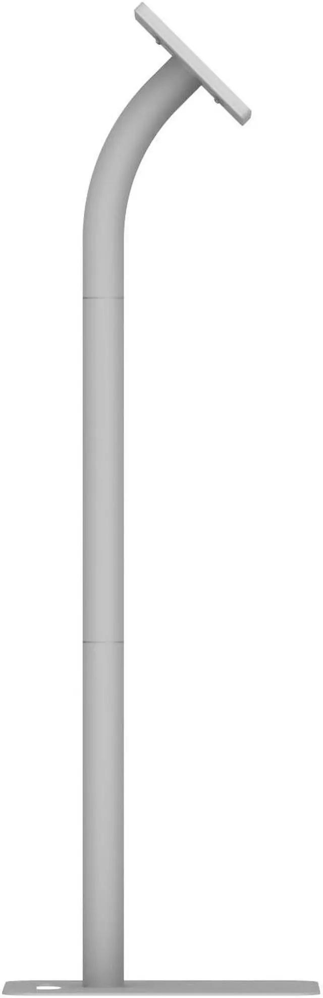 Alt view image 4 of 7 - VidaMount Light Grey Covered Home Button Enclosure and Floor Stand Version 2 [Bundle] compatible with iPad Mini 1/2/3