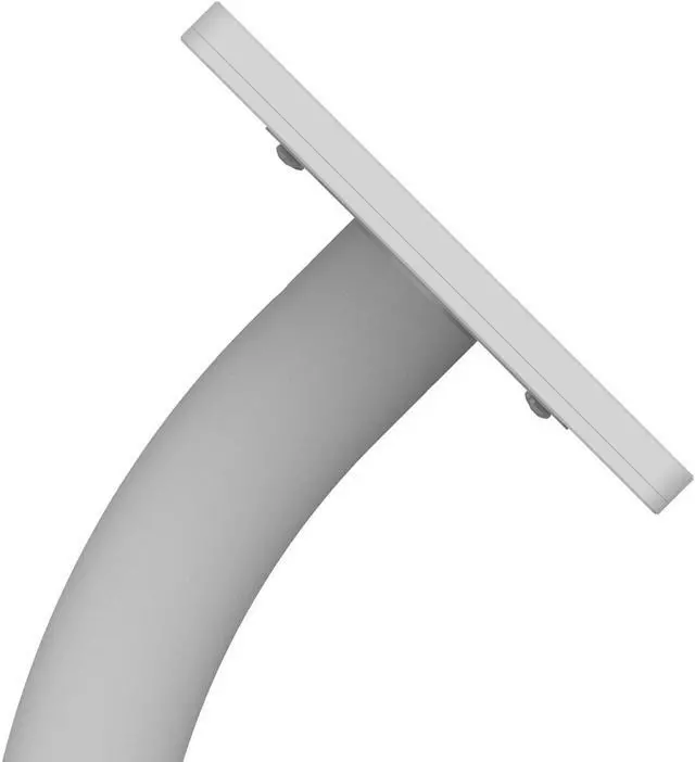 Alt view image 5 of 7 - VidaMount Light Grey Covered Home Button Enclosure and Floor Stand Version 2 [Bundle] compatible with iPad Mini 1/2/3