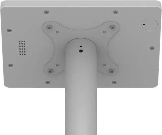 Alt view image 6 of 7 - VidaMount Light Grey Covered Home Button Enclosure and Floor Stand Version 2 [Bundle] compatible with iPad Mini 1/2/3