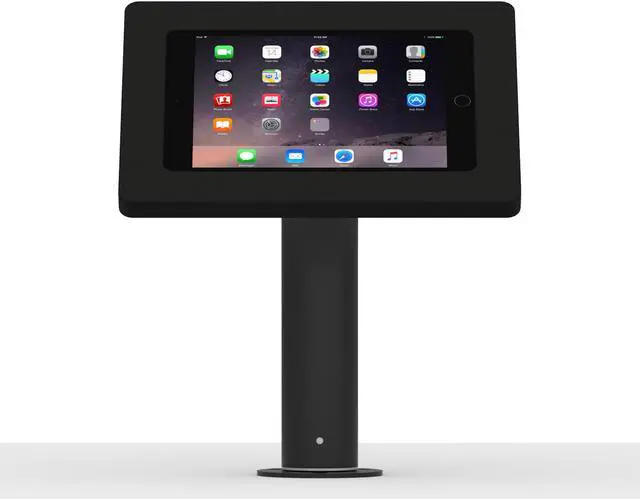 Alt view image 2 of 7 - VidaMount Black Enclosure and Fixed Surface Wall/Table Mount [Bundle] compatible with iPad Mini 1/2/3
