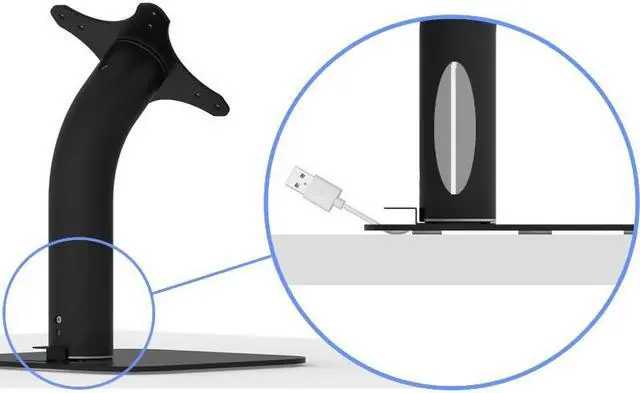 Alt view image 7 of 7 - VidaMount Light Grey Enclosure and Portable Fixed Stand Version 2 [Bundle] compatible with Microsoft Surface Go, Go 2, Go 3 & Go 4