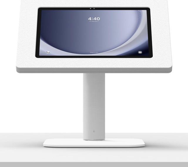 Alt view image 2 of 7 - VidaMount White Enclosure and Portable Fixed Stand Version 2 [Bundle] compatible with Samsung Galaxy Tab A9+ 10.9 (2024)
