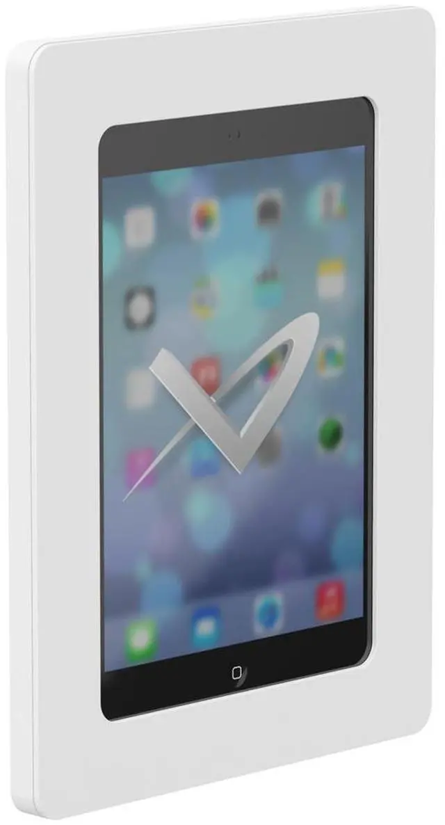 Alt view image 9 of 14 - VidaMount White On-Wall Tablet Mount compatible with iPad Mini 1/2/3
