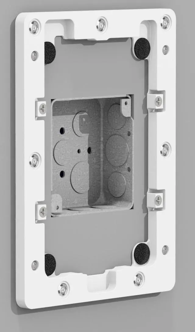 Alt view image 14 of 14 - VidaMount White On-Wall Tablet Mount compatible with iPad Mini 1/2/3