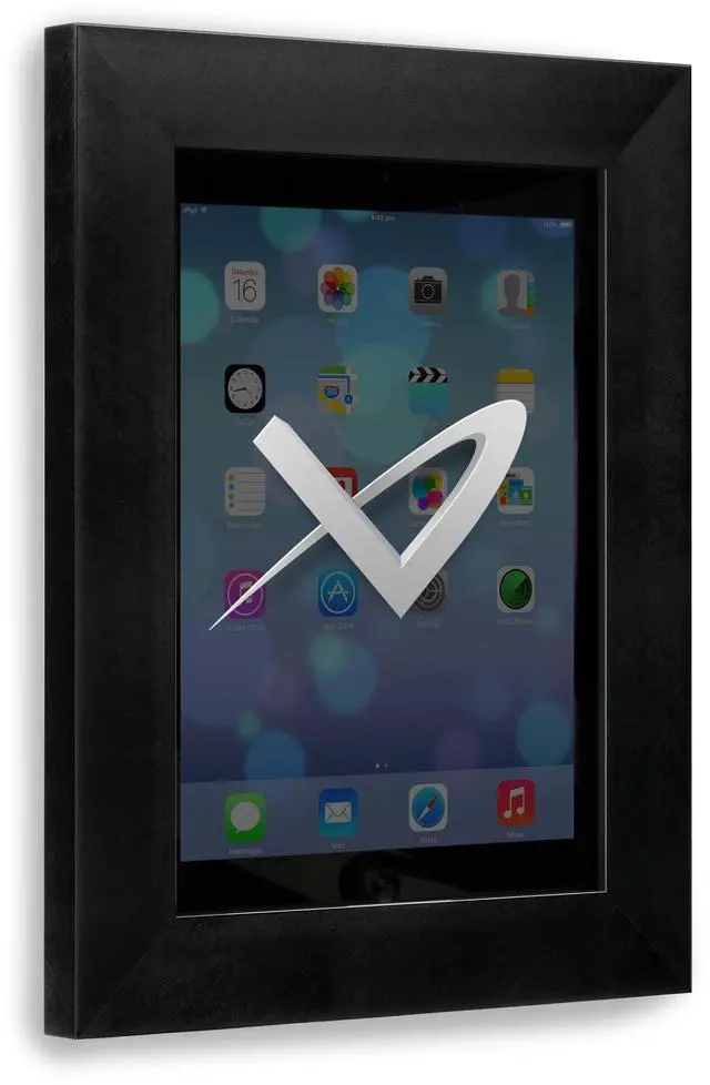 Alt view image 7 of 12 - VidaMount iPad 2 / 3 / 4 On Wall Metal Frame - Florentine Black
