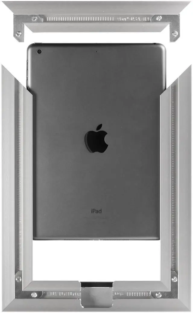 Alt view image 9 of 12 - VidaMount iPad 2 / 3 / 4 On Wall Metal Frame - Florentine Silver