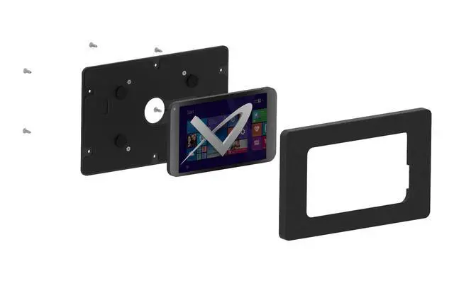 Alt view image 5 of 7 - VidaMount Black VESA Enclosure compatible with HP Stream 7
