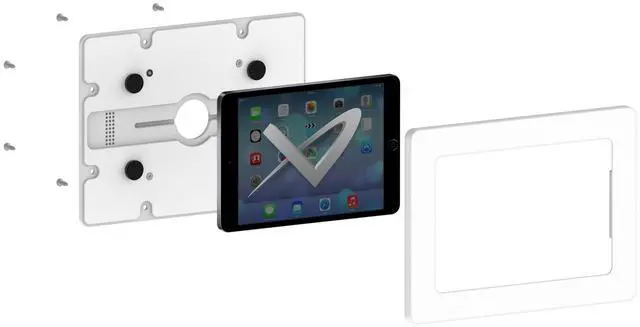Alt view image 5 of 7 - VidaMount White VESA Enclosure compatible with iPad Mini 4 & 5