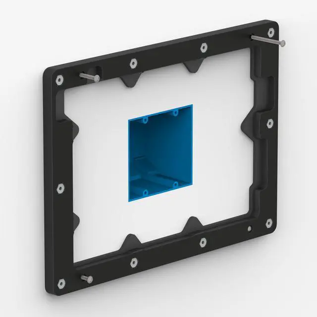 Alt view image 6 of 7 - VidaMount Black On-Wall Tablet Mount compatible with Microsoft Surface Pro 7+, Pro 7, Pro 6, Pro 5, Pro 4