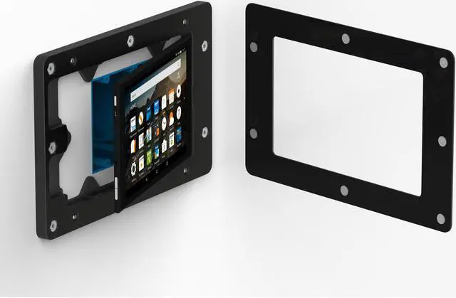 Alt view image 5 of 7 - VidaMount On-Wall Tablet Mount - Amazon Fire HD8 5th Gen - Black
