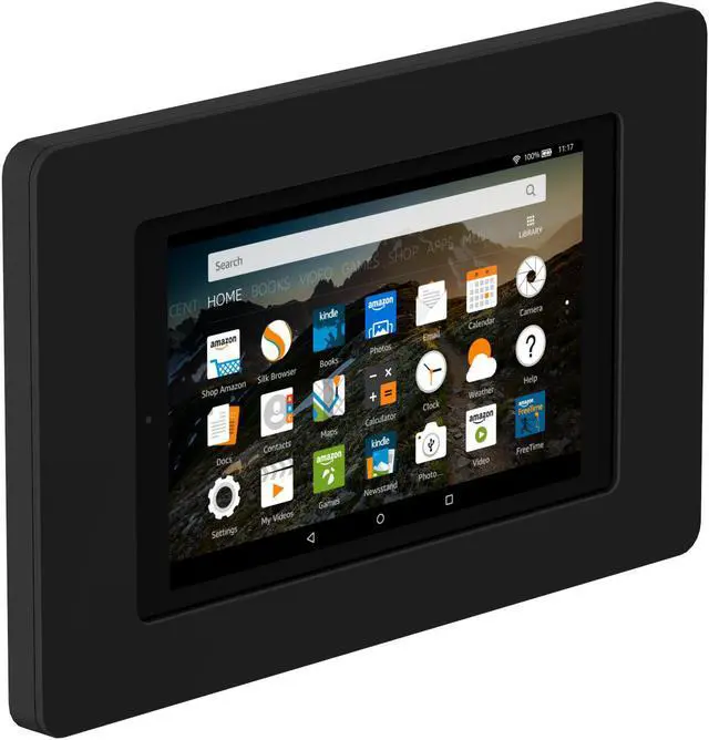 Main image of VidaMount On-Wall Tablet Mount - Amazon Fire HD8 5th Gen - Black