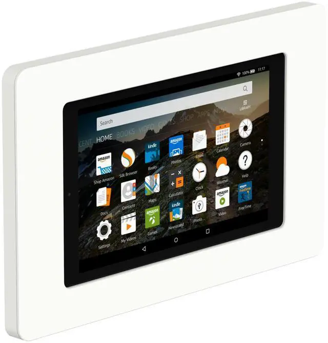 Main image of VidaMount On-Wall Tablet Mount - Amazon Fire HD8 5th Gen - White