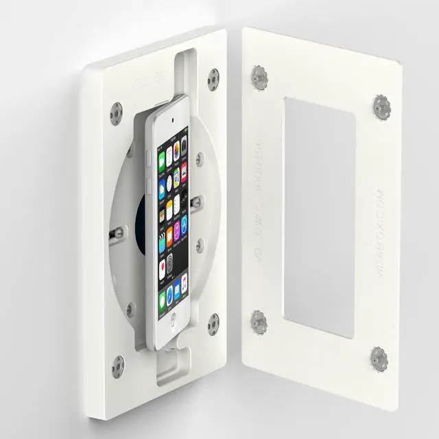 Alt view image 7 of 7 - VidaMount On-Wall Compatible with iPod (5th, 6th & 7th Gen) Mount - White