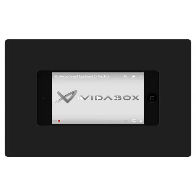 Alt view image 2 of 7 - VidaMount On-Wall Compatible with iPod (5th, 6th & 7th Gen) Mount - Black