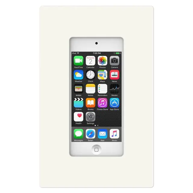 Alt view image 3 of 7 - VidaMount On-Wall Compatible with iPod (5th, 6th & 7th Gen) Mount - White