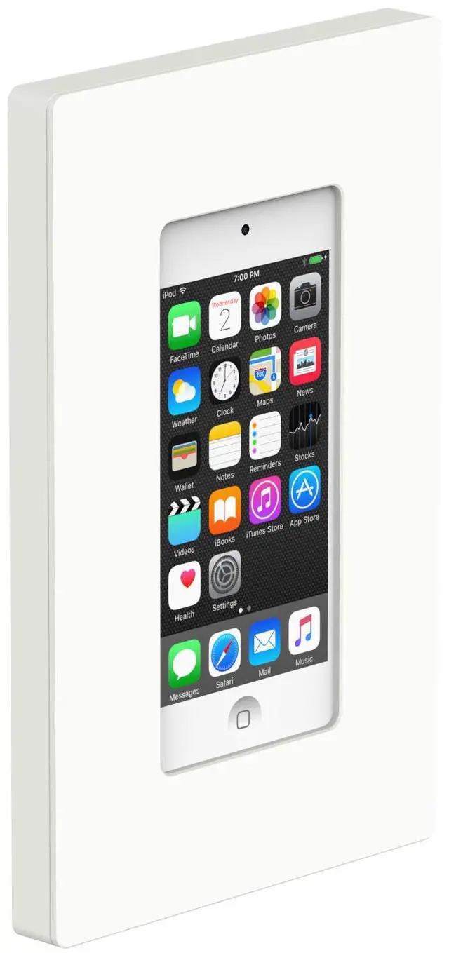 Main image of VidaMount On-Wall Compatible with iPod (5th, 6th & 7th Gen) Mount - White