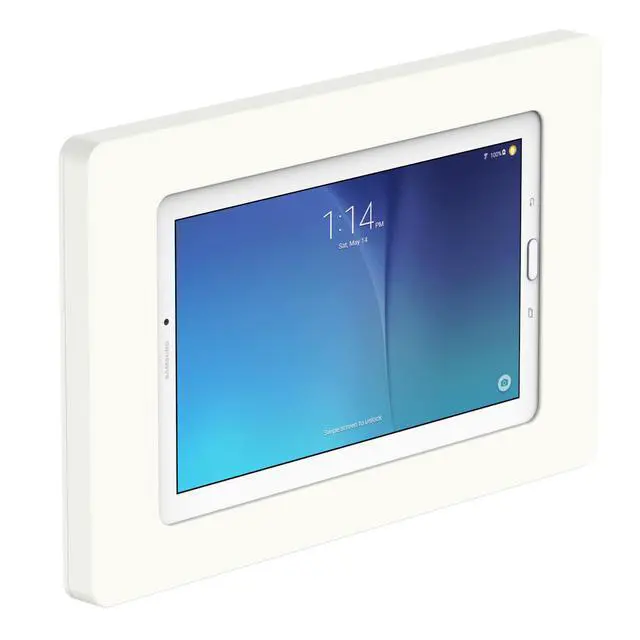 Main image of VidaMount White VESA Enclosure compatible with Samsung Galaxy Tab E 9.6