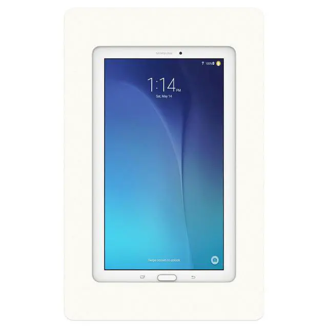 Alt view image 3 of 7 - VidaMount White VESA Enclosure compatible with Samsung Galaxy Tab E 9.6