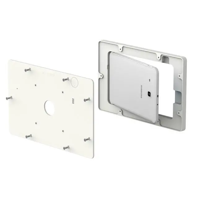 Alt view image 7 of 7 - VidaMount White VESA Enclosure compatible with Samsung Galaxy Tab E 9.6