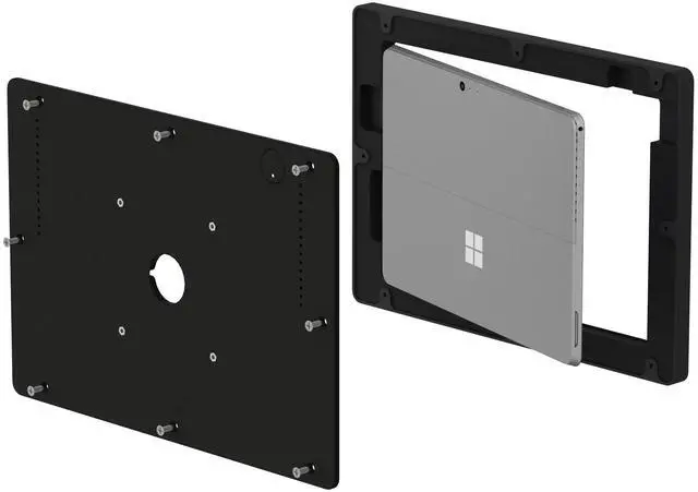 Alt view image 7 of 7 - VidaMount Black VESA Enclosure compatible with Microsoft Surface Pro 7+, Pro 7, Pro 6, Pro 5, Pro 4