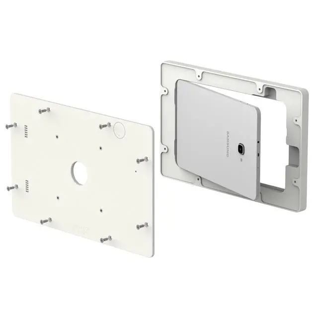 Alt view image 7 of 7 - VidaMount White VESA Enclosure compatible with Samsung Galaxy Tab A 10.1 (2016)