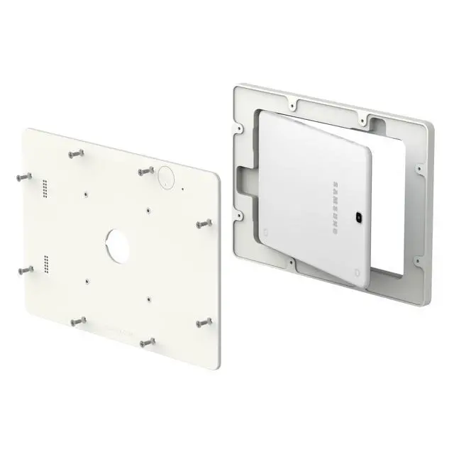 Alt view image 7 of 7 - VidaMount White VESA Enclosure compatible with Samsung Galaxy Tab A 9.7