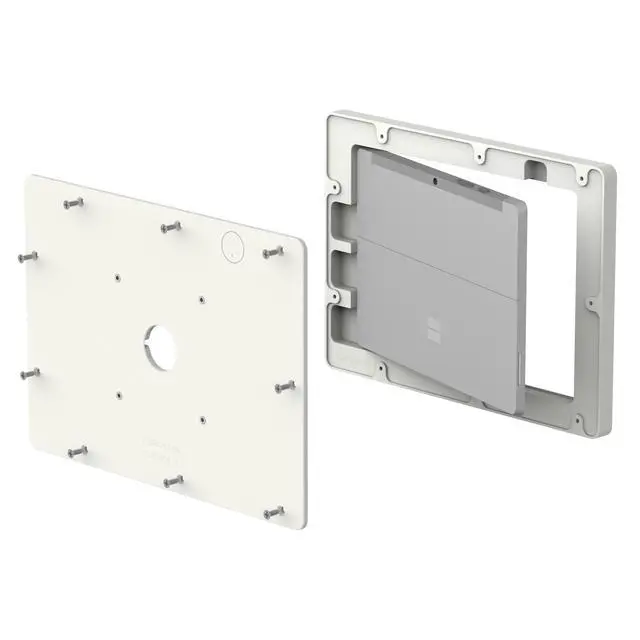 Alt view image 7 of 7 - VidaMount White VESA Enclosure compatible with Microsoft Surface 3